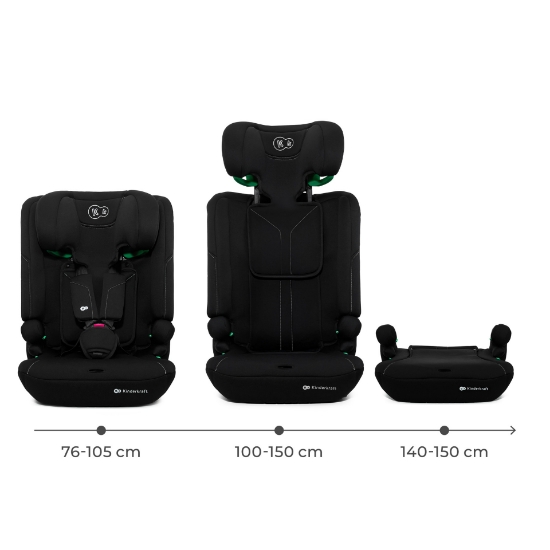 Imagine SCAUN AUTO KINDERKRAFT COMFY 75-150 CM, BLACK