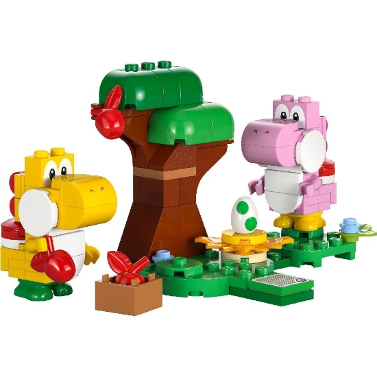 Imagine LEGO SUPER MARIO SET DE EXTINDERE PADUREA MINUNATA CU OUL LUI YOSHI 71428