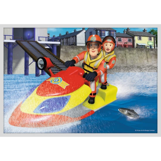 Imagine PUZZLE TREFL 10IN1 ECHIPA POMPIERULUI SAM