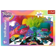 Imagine PUZZLE TREFL 100 TROLLS MINUNATA LUME A TROLILOR