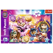 Imagine PUZZLE TREFL 100 PATRULA CATELUSILOR ECHIPA