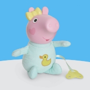 Imagine PEPPA PIG SET DE JOACA OINKS AND SNUGGLES PAPUSA EVIE INTERACTIVA CU ACCESORII