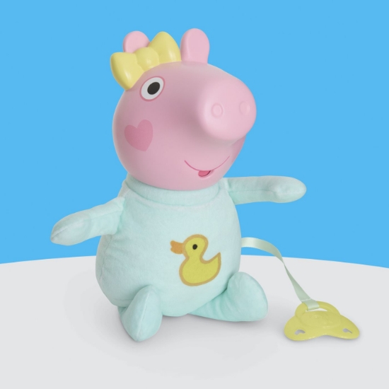 Imagine PEPPA PIG SET DE JOACA OINKS AND SNUGGLES PAPUSA EVIE INTERACTIVA CU ACCESORII