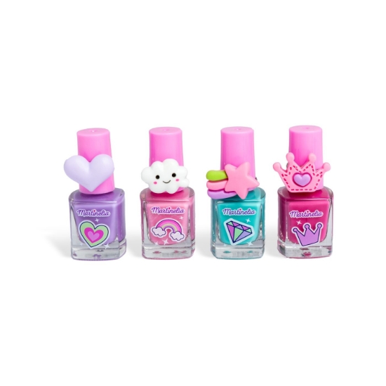 Imagine MARTINELIA SUPER GIRL SET 4 LACURI DE UNGHII SI INELE
