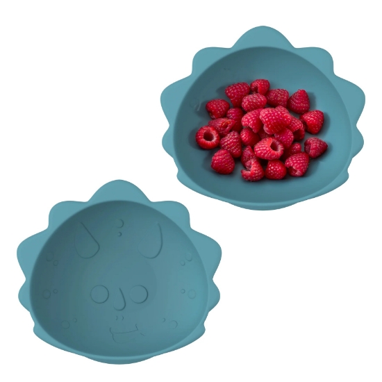 Imagine SET 2 CASTRONELE CU VENTUZA SILICON MELII LUXE, MODEL DINOZAUR