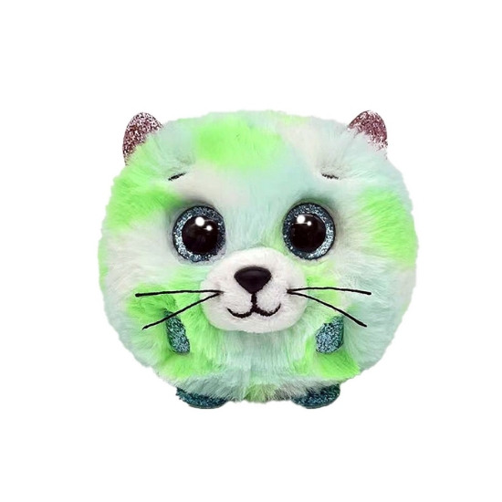 Imagine PLUS TY 8CM BEANIE BALLS EVIE PISICA VERDE