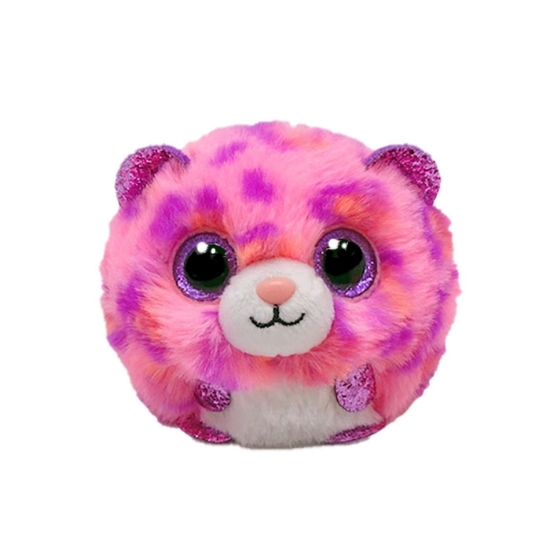 Imagine PLUS TY 8CM BEANIE BALLS TOPAZ LEOPARDUL ROZ