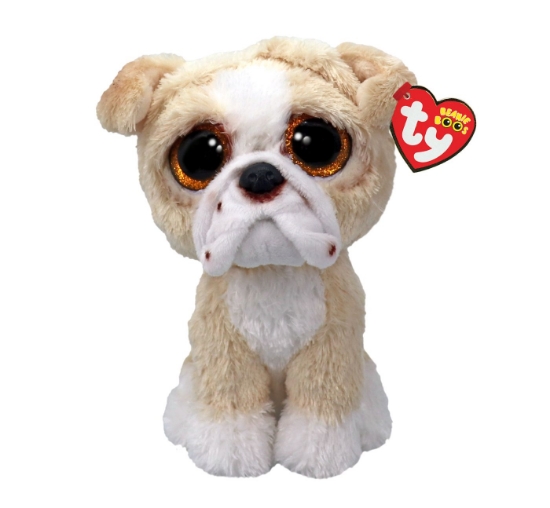 Imagine PLUS TY 15CM BOOS POOCH CAINELE TAUR ENGLEZESC CAFENIU
