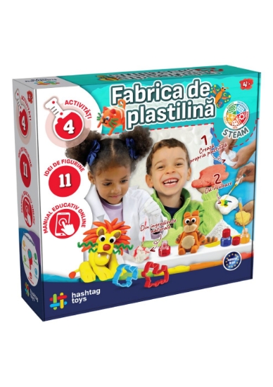 Imagine SET FABRICA DE PLASTILINA CU ANIMALE