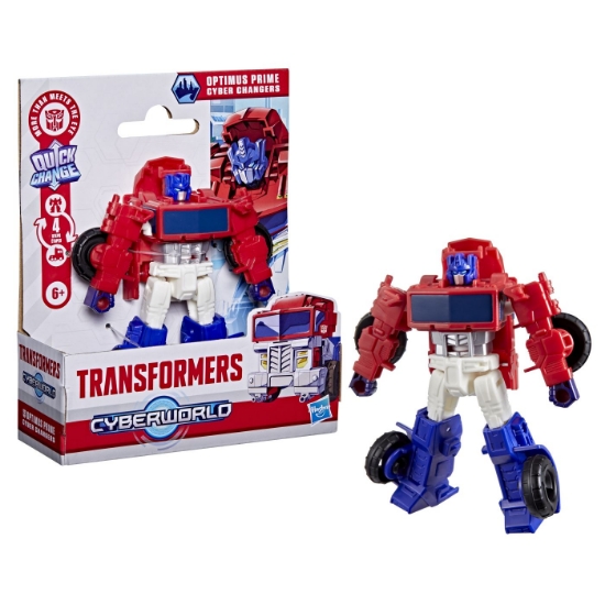 Imagine TRANSFORMERS CYBERWORLD ROBOT OPTIMUS PRIME CONVERTIBIL 10CM