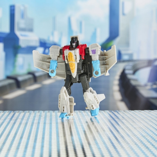 Imagine TRANSFORMERS CYBERWORLD ROBOT STARSCREAM CONVERTIBIL 10CM