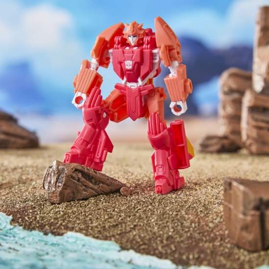 Imagine TRANSFORMERS CYBERWORLD ROBOT ELITA 1 CONVERTIBIL 10CM