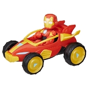 Imagine MARVEL IRON MAN SI PRIETENII SAI UIMITORI SET VEHICUL SI FIGURINA IRON MAN