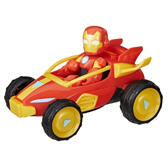 Imagine MARVEL IRON MAN SI PRIETENII SAI UIMITORI SET VEHICUL SI FIGURINA IRON MAN