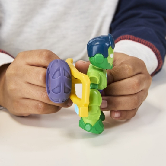 Imagine MARVEL IRON MAN SI PRIETENII SAI UIMITORI SET VEHICUL SI FIGURINA IRON HULK