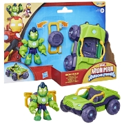 Imagine MARVEL IRON MAN SI PRIETENII SAI UIMITORI SET VEHICUL SI FIGURINA IRON HULK