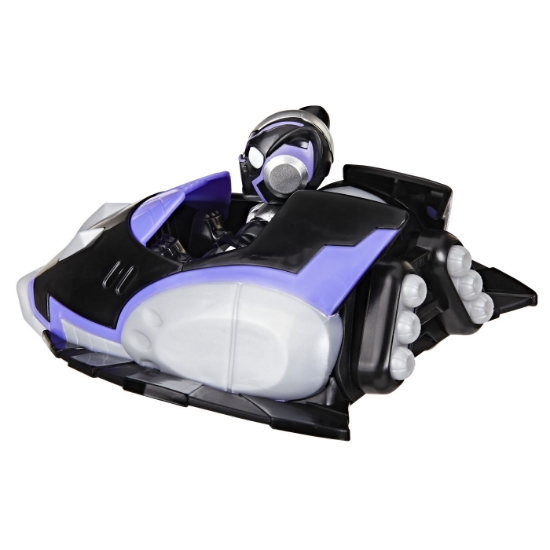 Imagine MARVEL IRON MAN SI PRIETENII SAI UIMITORI SET VEHICUL SI FIGURINA BLACK PANTHER