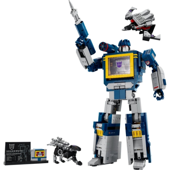 Imagine LEGO ICONS TRANSFORMERS SOUNDWAVE 10358