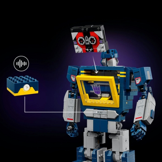 Imagine LEGO ICONS TRANSFORMERS SOUNDWAVE 10358