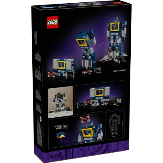 Imagine LEGO ICONS TRANSFORMERS SOUNDWAVE 10358