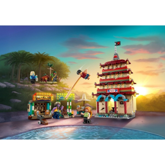 Imagine LEGO ONE PIECE BATALIA DIN PARCUL ARLONG 75638