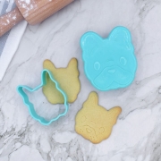 Imagine 3 IN 1 FORME ANIMALE PENTRU SANDWICH, MELII, DINOZAUR SI BULLDOG