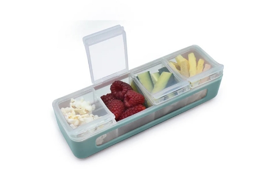 Imagine CUTIE SNACK 4 COMPARTIMENTE, MELII, BLUE