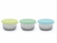 Imagine SET 3 RECIPIENTE MINI INOX CU CAPAC SILICON, MELII, BLEU MINT LIME
