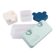 Imagine RECIPIENT HRANA BEBE MODEL PUZZLE, MELII LUXE, BLEUMARIN IVOIRE MENTA