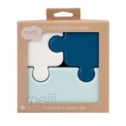Imagine RECIPIENT HRANA BEBE MODEL PUZZLE, MELII LUXE, BLEUMARIN IVOIRE MENTA