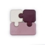 Imagine RECIPIENT HRANA BEBE MODEL PUZZLE, MELII LUXE, ROZ IVOIRE MURA