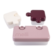 Imagine RECIPIENT HRANA BEBE MODEL PUZZLE, MELII LUXE, ROZ IVOIRE MURA