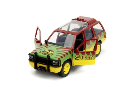 Imagine JADA JURASSIC WORLD 30TH ANNIVERSARY MASINUTA METALICA FORD EXPLORER 1993 SCARA 1 LA 32
