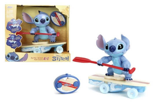 Imagine JADA DISNEY STITCH PLACA DE SURF CU TELECOMANDA SI FIGURINA STITCH