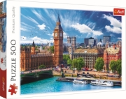 Imagine PUZZLE TREFL 500 O ZI CU SOARE LA LONDRA