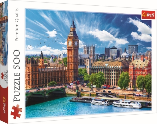 Imagine PUZZLE TREFL 500 O ZI CU SOARE LA LONDRA