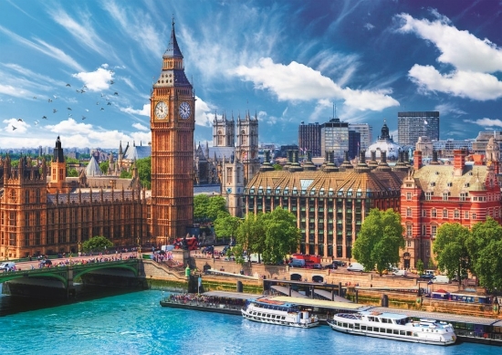 Imagine PUZZLE TREFL 500 O ZI CU SOARE LA LONDRA
