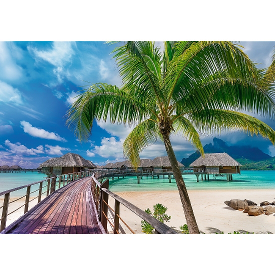 Imagine PUZZLE TREFL UFT 1000 INSULA PARADISULUI BORA BORA