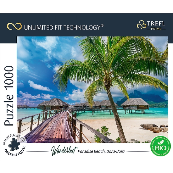 Imagine PUZZLE TREFL UFT 1000 INSULA PARADISULUI BORA BORA