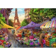 Imagine PUZZLE TREFL 1000 PREMIUM PLUS TEA TIME PIATA DE FLORI