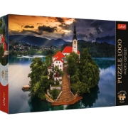 Imagine PUZZLE TREFL 1000 PREMIUM PLUS PHOTO ODYSSEY LACUL BLED SLOVENIA