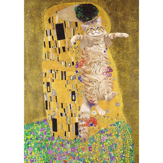 Imagine PUZZLE TREFL 1000 PURRFECT KISS 