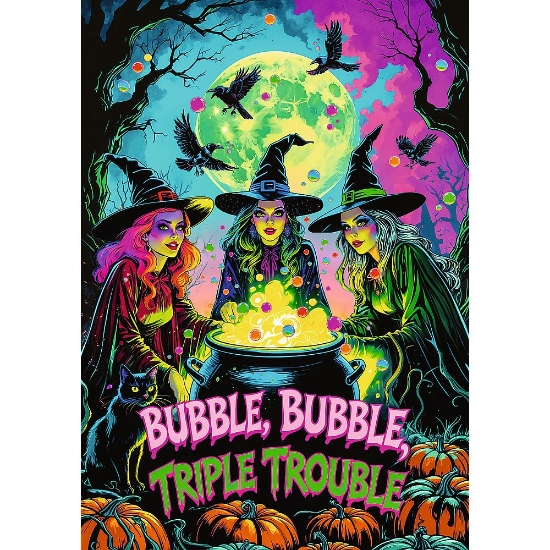 Imagine PUZZLE TREFL 1000 PREMIUM PLUS SALA GROAZEI VRAJITOARE