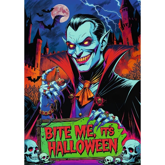 Imagine PUZZLE TREFL 1000 PREMIUM PLUS SALA GROAZEI VAMPIR