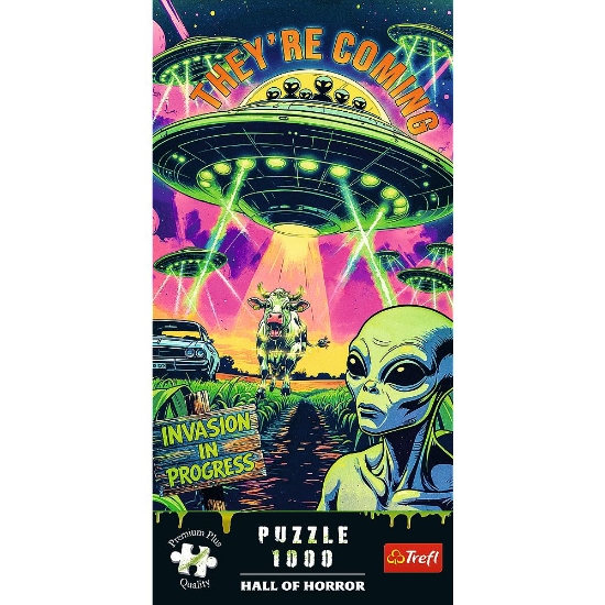 Imagine PUZZLE TREFL 1000 PREMIUM PLUS SALA GROAZEI OZN-URI