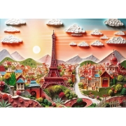 Imagine PUZZLE TREFL 1000 EDITIA ANIVERSARA 40 DE ANI 3D PARIS