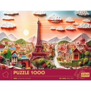 Imagine PUZZLE TREFL 1000 EDITIA ANIVERSARA 40 DE ANI 3D PARIS