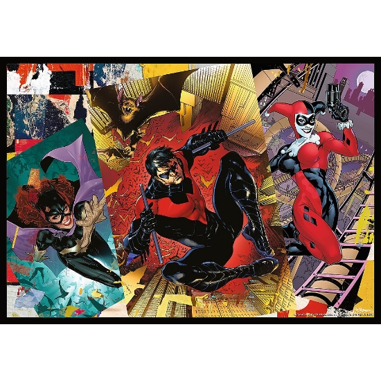 Imagine PUZZLE TREFL 4X250 BATMAN DC BATMAN IN ACTIUNE