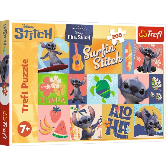 Imagine PUZZLE TREFL 200 DISNEY STITCH AVENTURI HAWAIIENE