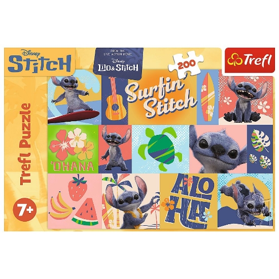 Imagine PUZZLE TREFL 200 DISNEY STITCH AVENTURI HAWAIIENE